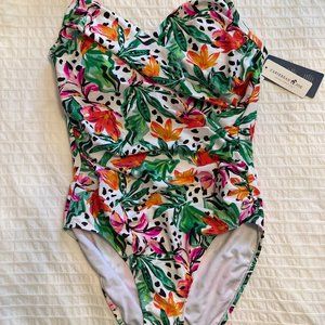 Caribbean Joe One Piece Bathing Suit - NWT